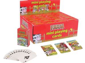 Minispelkort Bondgårdsdjur 6 x 4 Cm 3 Diverse kortspel för barn