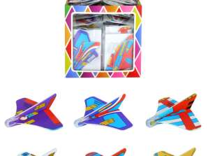 Планер Mini Star 9 см різних конструкцій – літаюча іграшка для дітей