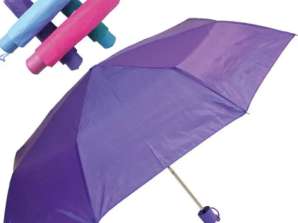 Модерен сгъваем чадър 100см в актуални цветове Елегантен & Практичен