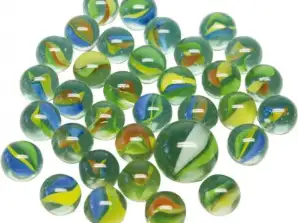 Mother of Pearl Glass Marbles 50 1 in the Net Iridescent decorative balls for versatile applications
