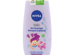 Nivea Kids 3in1 Beeren Zauber Duschgel  Shampoo & Spülung 250ml   Sanfte Kinderpflege