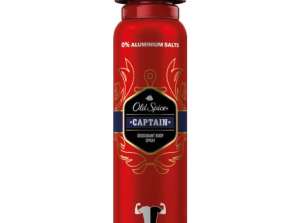 Old Spice Captain 150ml Deodorant Vücut Spreyi Canlandırıcı Koku ve Etkili Koku Kontrolü