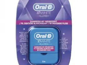 Oral B 3D White Mint Floss 25m Fresh Breath & Teeth Whitening