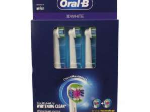 Oral B Brush Heads 3D White Set of 3 – Radiant Smile Deep Cleaning