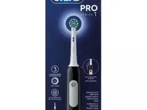 Oral B Pro Series 1 CrossAction Electric Toothbrush Black: Effective Cleaning