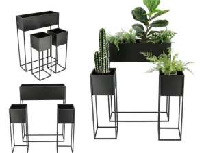 Planter on Stand Set of 3 – Stylish Planters | Modern planters with stands