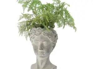 Plant Pot Woman's Head 37 cm high – Stylish Flower Pot | Modern decorative pot for houseplants