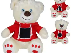 Plush bear “GEO” with hoodie 60 cm