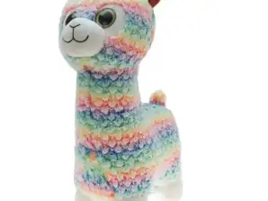 Peluche Rainbow Llama Gino 45cm