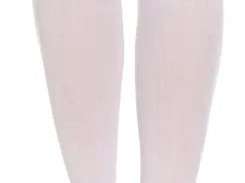 Premium witte sokken voor dames - comfortabele kniekousen van hoge kwaliteit