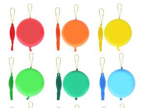 Punchballoons 9 Pack Colorful Color Selection