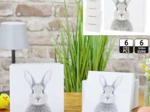 Square Box komplekts Bunny Pack of 6 Lieliski piemērots radošai dāvanu iesaiņošanai!
