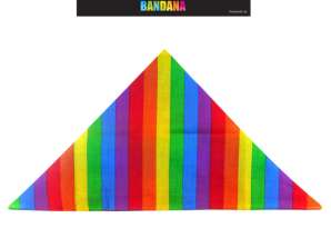 Rainbow Bandana Pride versatile 54x54 cm za odrasle