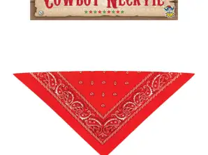 Red Cowboy Tie – 83 cm x 34 cm stylish accessory for Western lovers!