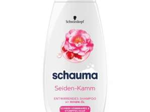 Schauma Silk Combable Shampoo 400 ml Λειαίνει & Προωθεί το εύκολο πέρασμα με χτένα