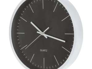 Reloj de pared sencillo de diseño clásico de 30 cm de diámetro – Atemporal y elegante