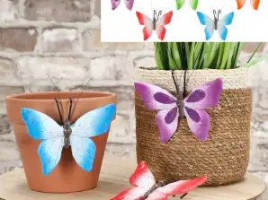 Butterfly Pendants for Flower Pots Set of 5 12x10cm