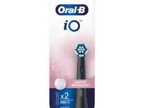 Black Gentle Toothbrush Heads 2 Pack Compatible with Oral B