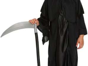 Dětský kostým Smrtka Grim Reaper – velikost M 7–9 let Halloween dress up outfit