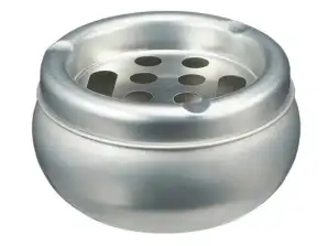 Silver Cyclone Ashtray approx. 10cmD Stylish companion for smoky moments!