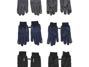Упаковка из 3 сенсорных лыжных перчаток – идеально подходит для зимних видов спорта