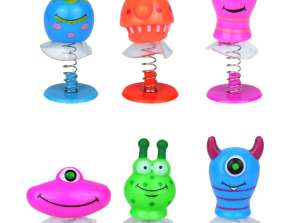 Jumping Monster Figures 4 5 cm 6 Designs Colorful Collectible Figures