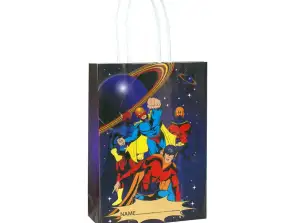 Superhelden Tragetasche mit Griff  14x21x7 cm  Kinder Geschenkbox