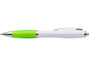 Swansea Plastic Ballpoint Pen: Robust ergonomic pen
