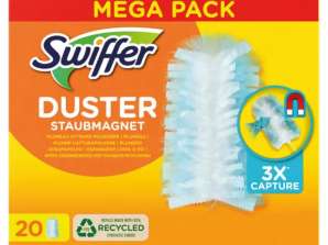 Swiffer Dust Catcher Refill set: 20 toalhetes não tecidos de substituição para remoção de pó