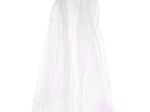 Tiara „Bride To Be“ 12 5 cm mit weißem Schleier – Haarschmuck für die Brautparty
