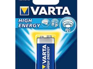 VARTA 9V Block Battery Alkaline High Energy