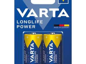 VARTA Baby C Alkaline Batteries 2 Pack High Energy