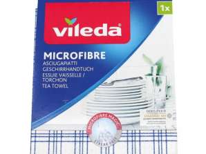 Vileda Microfiber Tea Towel Single Pack Αποτελεσματικό &; Γρήγορο Στέγνωμα