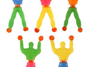 Настінна іграшка 9 2 см – Різні кольори Клейкі фігурки Cletter