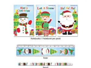 Christmas Stationery Set 5 Pieces Festive Stationery Package