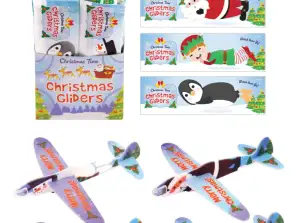 Коледен планер 17 см 4 различни дизайна играчки за празници