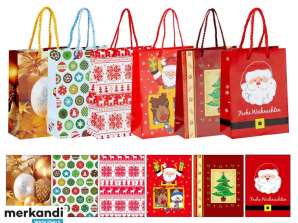 Noel hediye çantaları: Bayram hediyeleri için L boyutunda çeşitli 6 parça