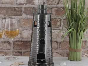 Wine Bottle Holder Lighthouse 28cm Maritime Wine Storage Solution