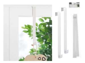 White Door and Window Hook Versatile Set of 2 30cm High