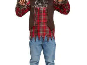 Kostým vlkodlaka pro děti střední velikosti 7-9 let - ideální na Halloween