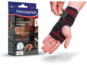 Hansaplast Sport wrist support in sizes S/M/L/XL Adjustable support for active users