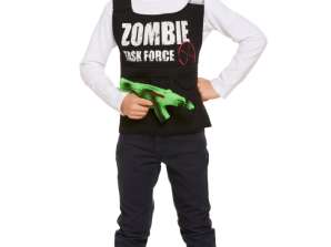 Zombie Killer kostume til børn små 4-6 år – ideel til Halloween