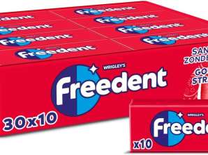 ERBJUDANDE!!! Tuggummi Freedent pack 10 dragées olika smaker