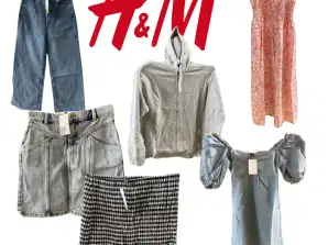 12 palet odzieży i akcesoriów H&M dla kobiet
