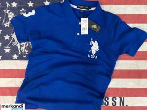 Ameriška polo majica?? ASSN Polo majica za moške - 100% bombaž - na voljo v več barvah (črna, bela, rdeča, kraljevska, mornariška) - velikosti S do XXL