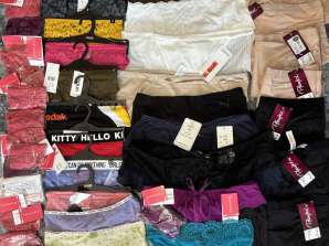 Women's panties mix manufacturers, sizes and styles