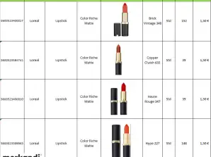 Loreal Lipstick Color Riche Matte in 11 kleuren