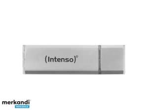 USB flash disk 4GB Intenso Alu Line stříbrný blistr