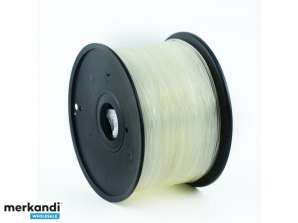 Gembird3 ABS Filament Transparant, 3 mm, 1 kg - 3DP-ABS3-01-TR