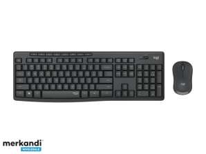 Logitech Беспроводная клавиатура + мышь MK295 черный розничная торговля 920-009794